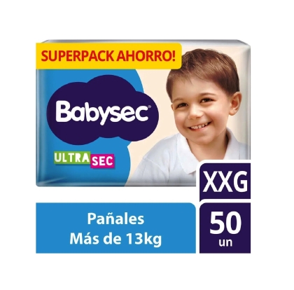 PAÑAL BABYSEC ULTRA SOFT HP XXG 50