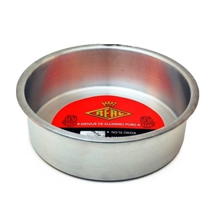 TORTERA ALUMINIO REDONDA ALTA REAL N° 32