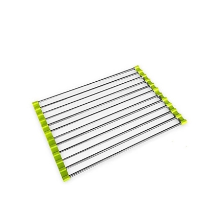 ESCURRIDOR ACERO PLEGABLE GRIS 47 CM
