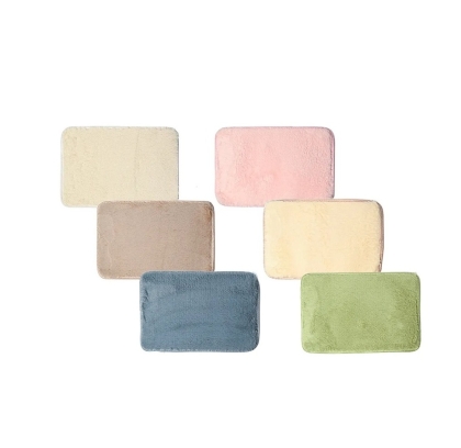 ALFOMBRA ALGODON SHAGGY BLANCA 40 X 60 CM