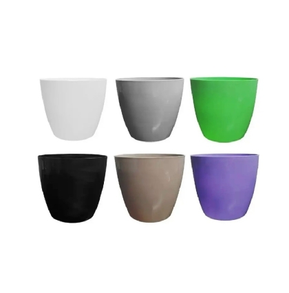 MACETA PLASTICA UMBRA CONICA COLOR 18 CM 