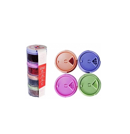 ESPECIERO PLASTICO APILABLE X 4 