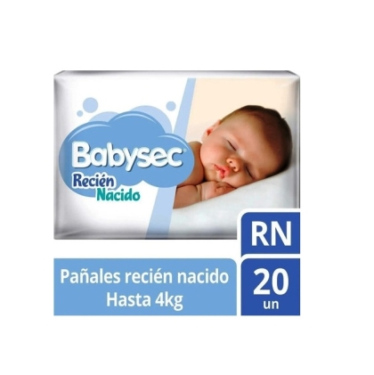 PAÑAL BABYSEC ULTRA RN 20 