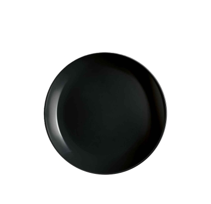 PLATO VIDRIO DIWALI NEGRO POSTRE