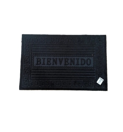 ALFOMBRA PVC RECTANGULAR BIENVENIDO 40 X 60 CM