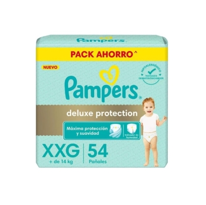 PAÑAL PAMPERS DELUXE PROT XXG 54