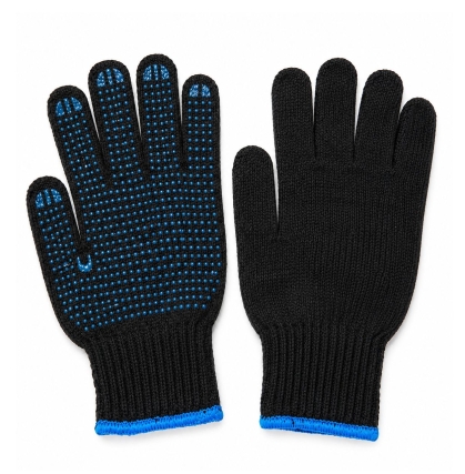 GUANTES TRABAJO MOTEADO NEGRO