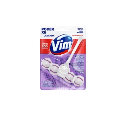 VIM CANASTA SOLIDA X 5 LAVANDA 55 G