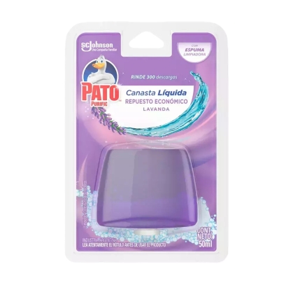 PATO CANASTA LIQ REP LAVANDA 50 ML