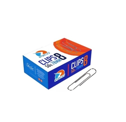 CLIPS NIQUELADOS 50 UNIDAD N° 8