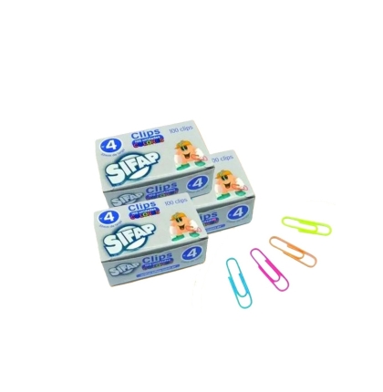 CLIPS FORRADOS 100 UNIDAD N° 4 