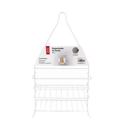 ORGANIZADOR ALAMBRE DUCHA 25 X 45 X 8