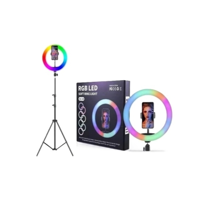 ARO SELFIE LED RGB 12" + TRIPODE