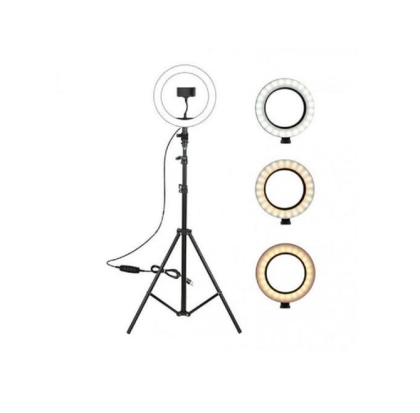 ARO SELFIE LED BLANCO 14" + TRIPODE