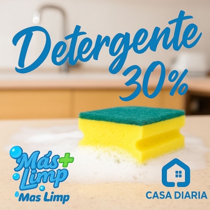 DETERGENTE 15% PLUS X LITRO