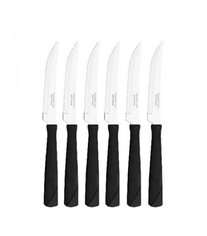 CUCHILLO PLASTICO NEW COLOR B X 6