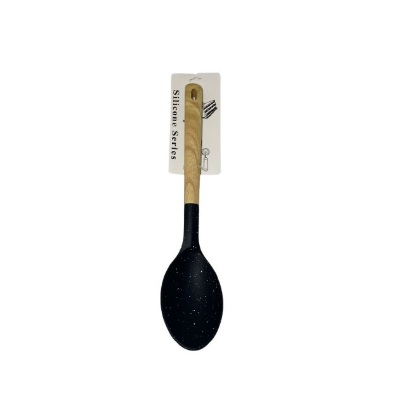 CUCHARA NYLON MANGO MADERA 