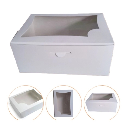 CAJA MULTIUSO BLANCA VISOR 25 X 20 X 8 CM X U