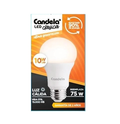 LAMPARA LED A60 CALIDA 10W