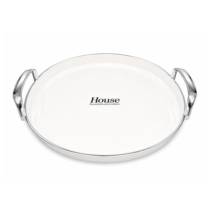 BANDEJA PLASTICA REDONDA 33 CM