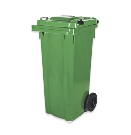 RESIDUO PLASTICO CUADRADO RUEDAS 120 LT 